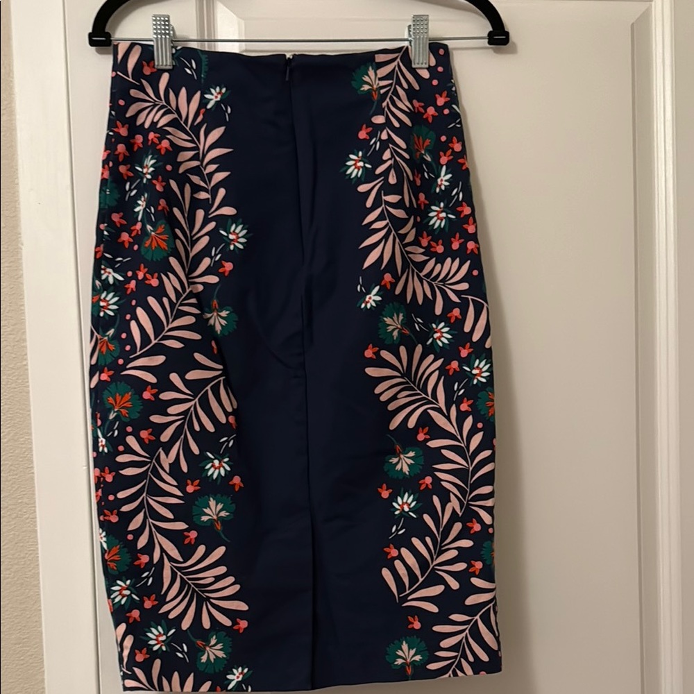Boden Blue Embellished Pencil Skirt Cocktail - Picture 3 of 5